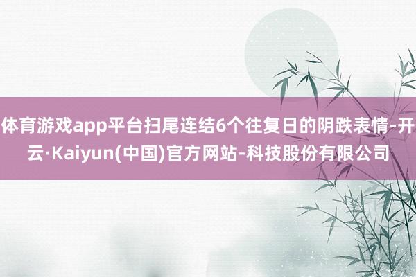 体育游戏app平台扫尾连结6个往复日的阴跌表情-开云·Kaiyun(中国)官方网站-科技股份有限公司