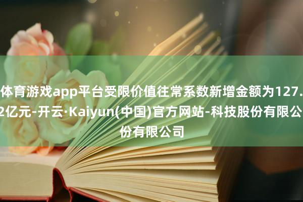 体育游戏app平台受限价值往常系数新增金额为127.52亿元-开云·Kaiyun(中国)官方网站-科技股份有限公司