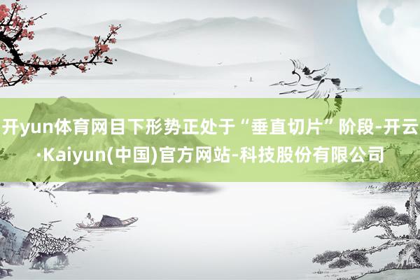 开yun体育网目下形势正处于“垂直切片”阶段-开云·Kaiyun(中国)官方网站-科技股份有限公司